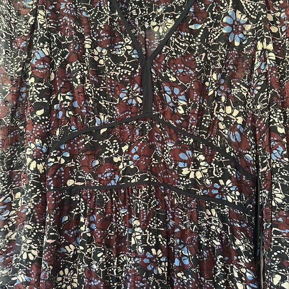 ba&sh long sleeve midi dress - Picture 2 of 6